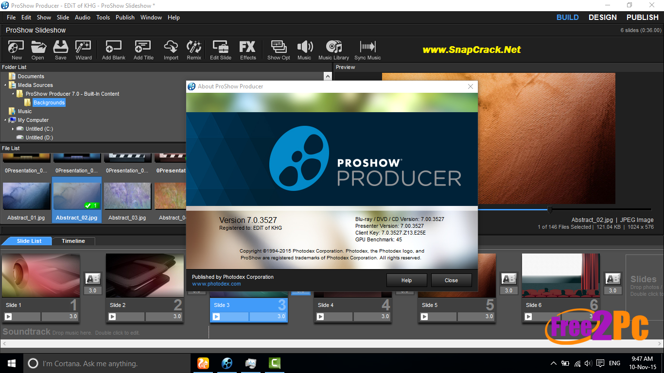 Proshow producer software